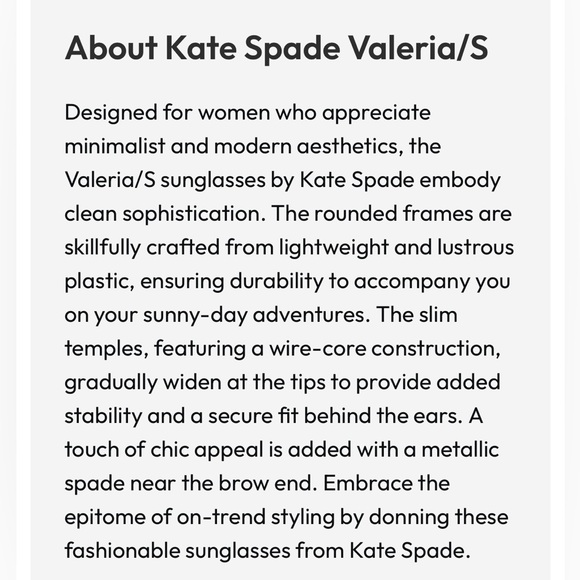 HP ? New Kate Spade Valeria 53mm Sunglasses main image 4
